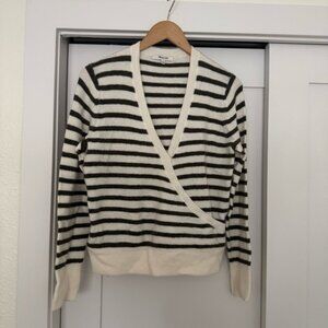 Madewell Striped Wool Sweater Size Small